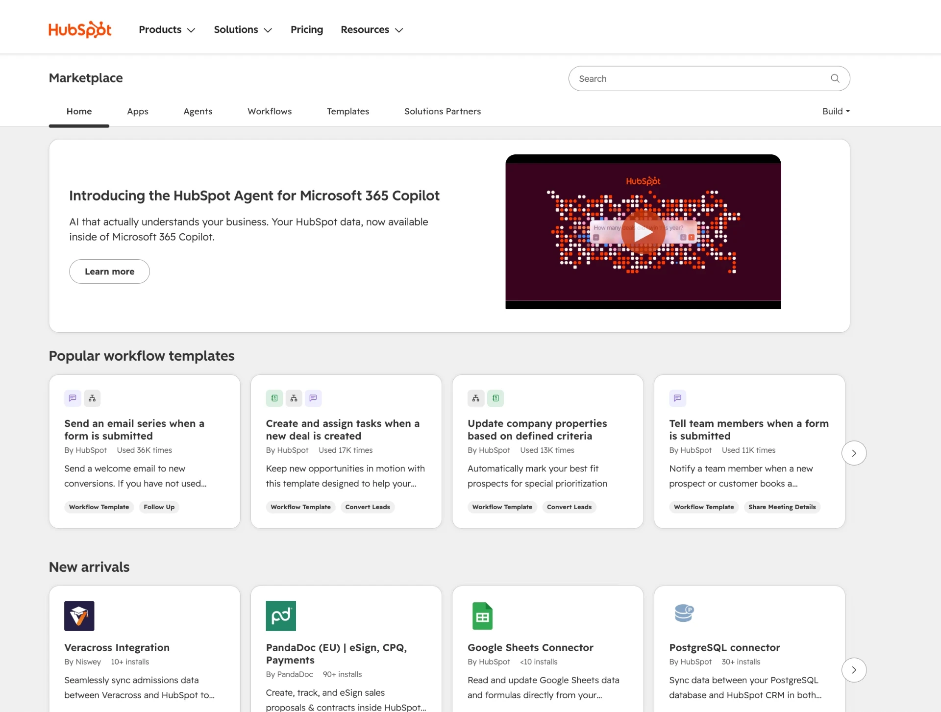 Unifying HubSpot's Marketplace for the AI Era screenshot